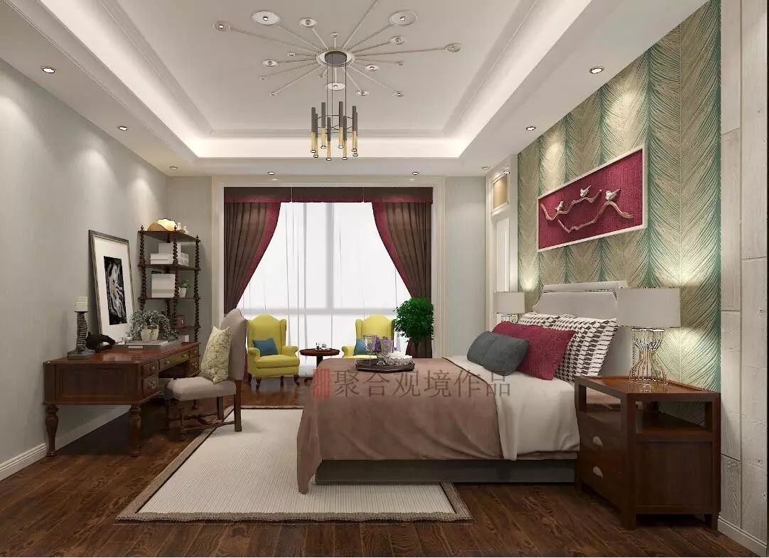 星河盛世优雅欧中式空间设计-18