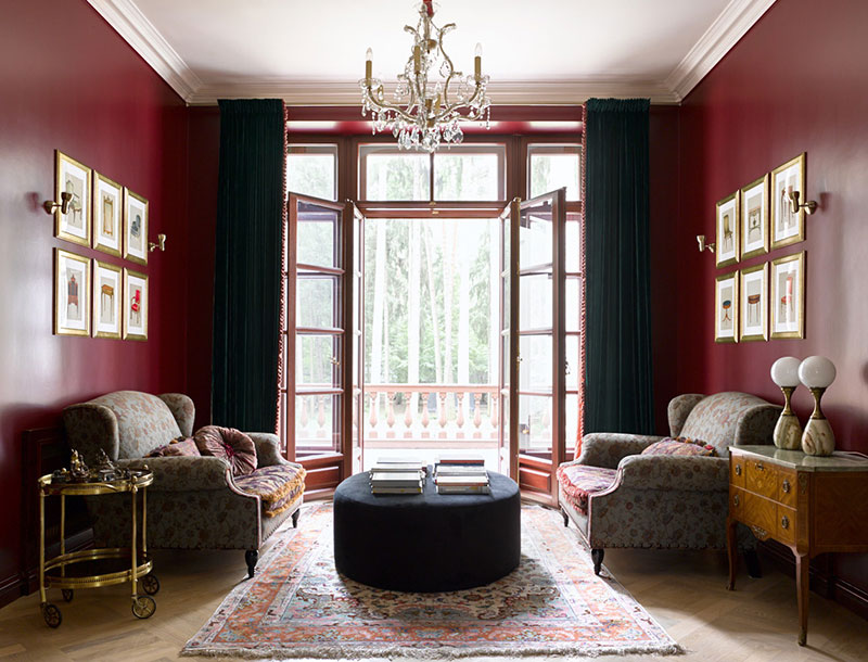 莫斯科设计师 Katerina Lashmanova 的豪华混搭之家-13