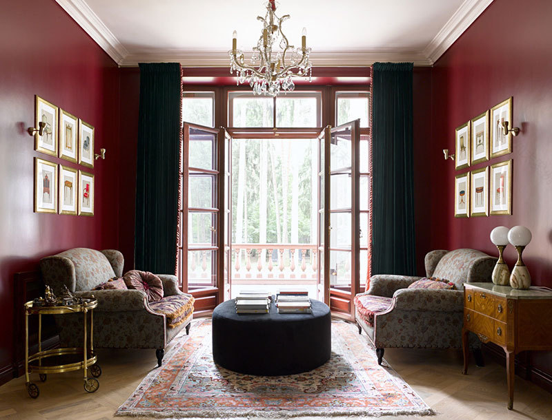 莫斯科设计师 Katerina Lashmanova 的豪华混搭之家-13