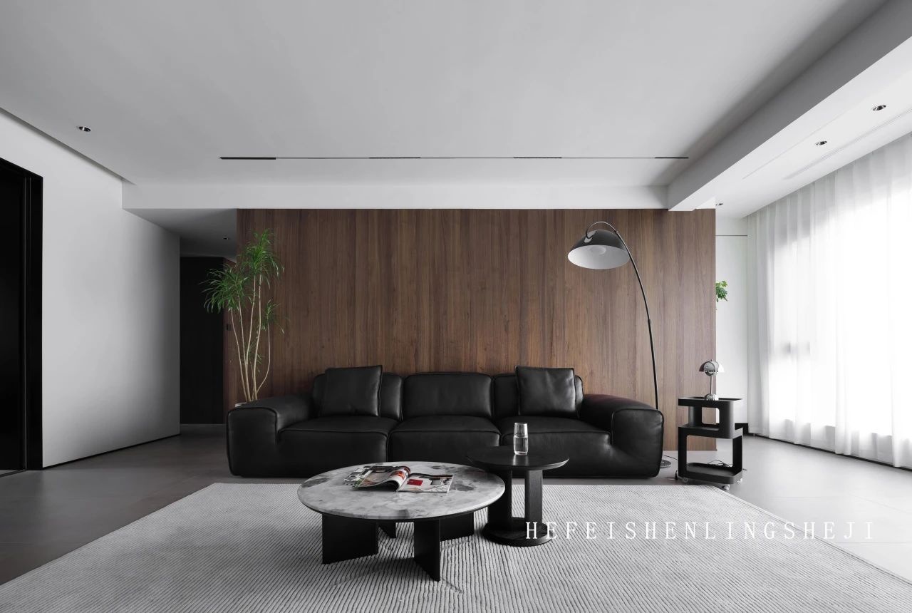 都会 1907 意式灰咖质感闲雅风致设计丨中国合肥丨深零设计-4