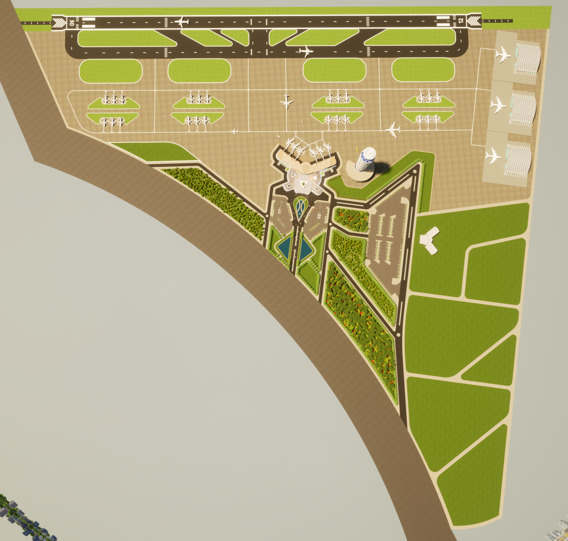 BeniSuef 国内机场室内设计-12