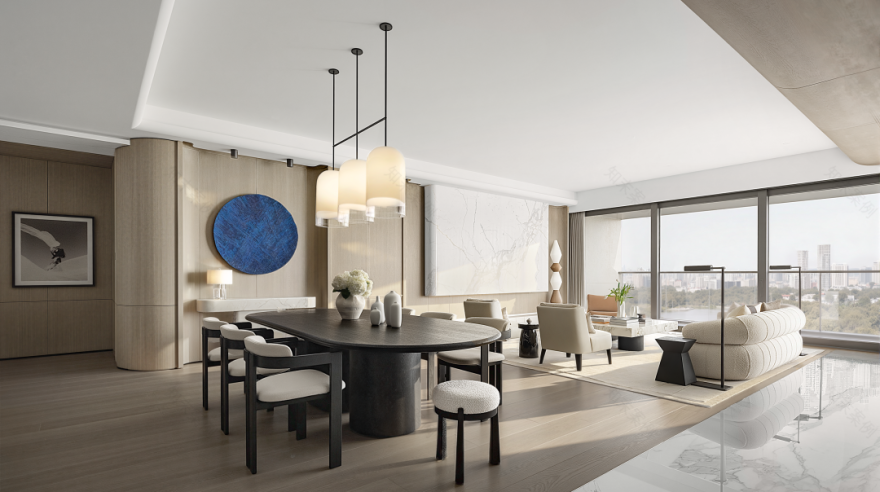GCC联泰超总湾丨中国丨硬装Kelly Hoppen,软装矩陣鳴翠MIX-20