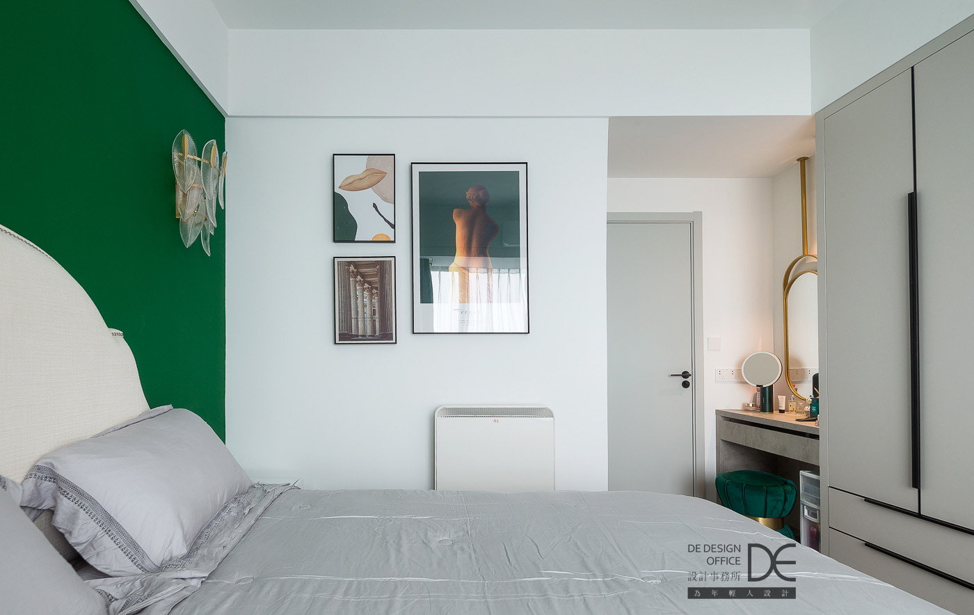 绿色轻奢,复古怀旧的精致空间-41