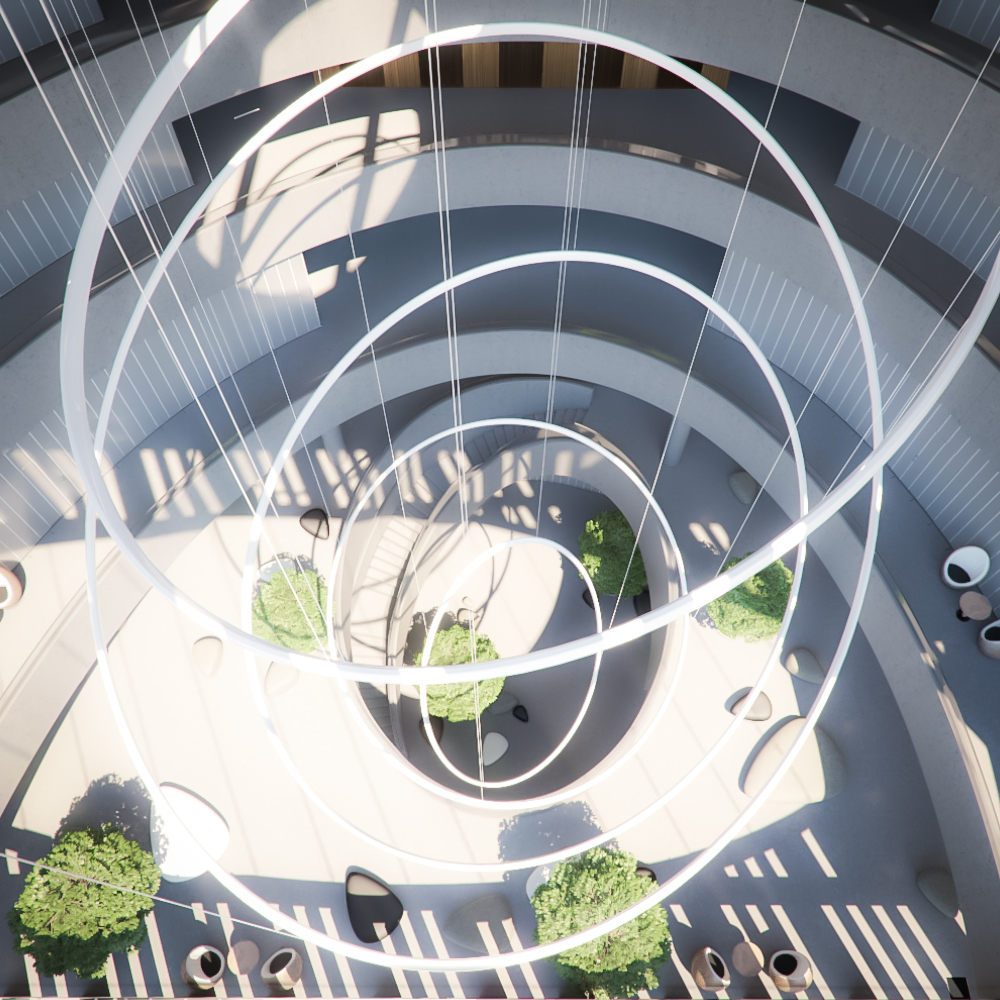 Peek Into This Contemporary Office Environment Through the Eye of this New Business Center Facade-23