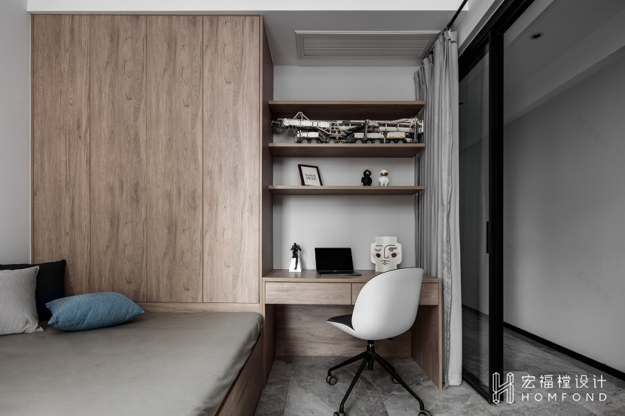 成都金地天府现代家居,四室两厅全案设计-24