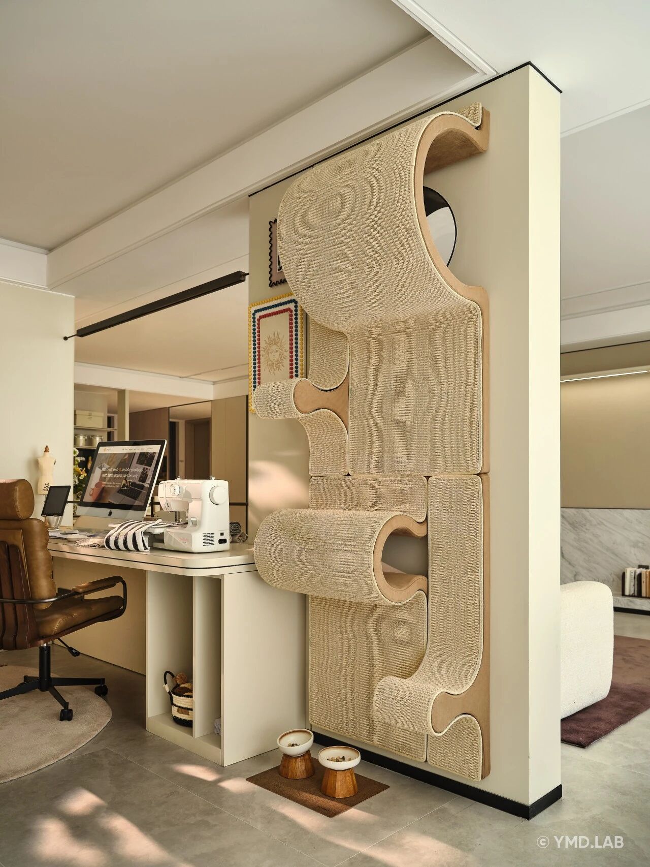 上海120m²奶油风亲子宅,凝固的温柔丨中国上海丨岳蒙设计-27