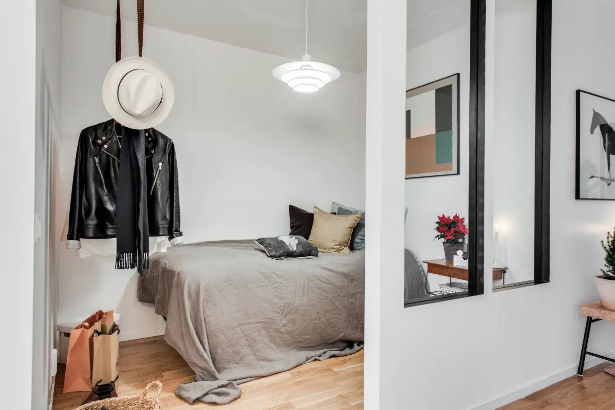 41 平米极致空间优化，一居变二居的创意设计-9