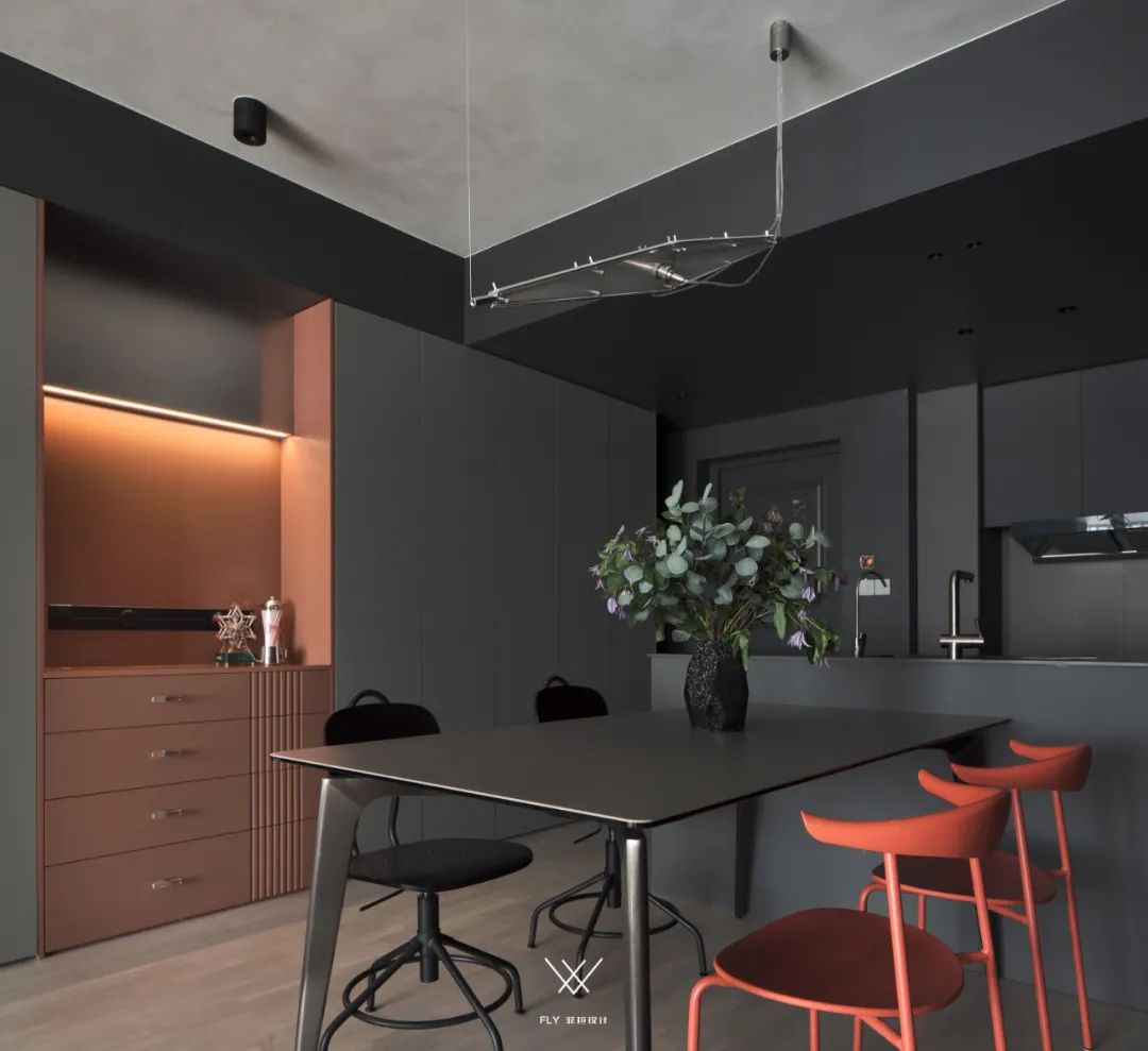 黑镜·颜色 · 极简家居艺术设计丨中国杭州丨菲拉设计-32