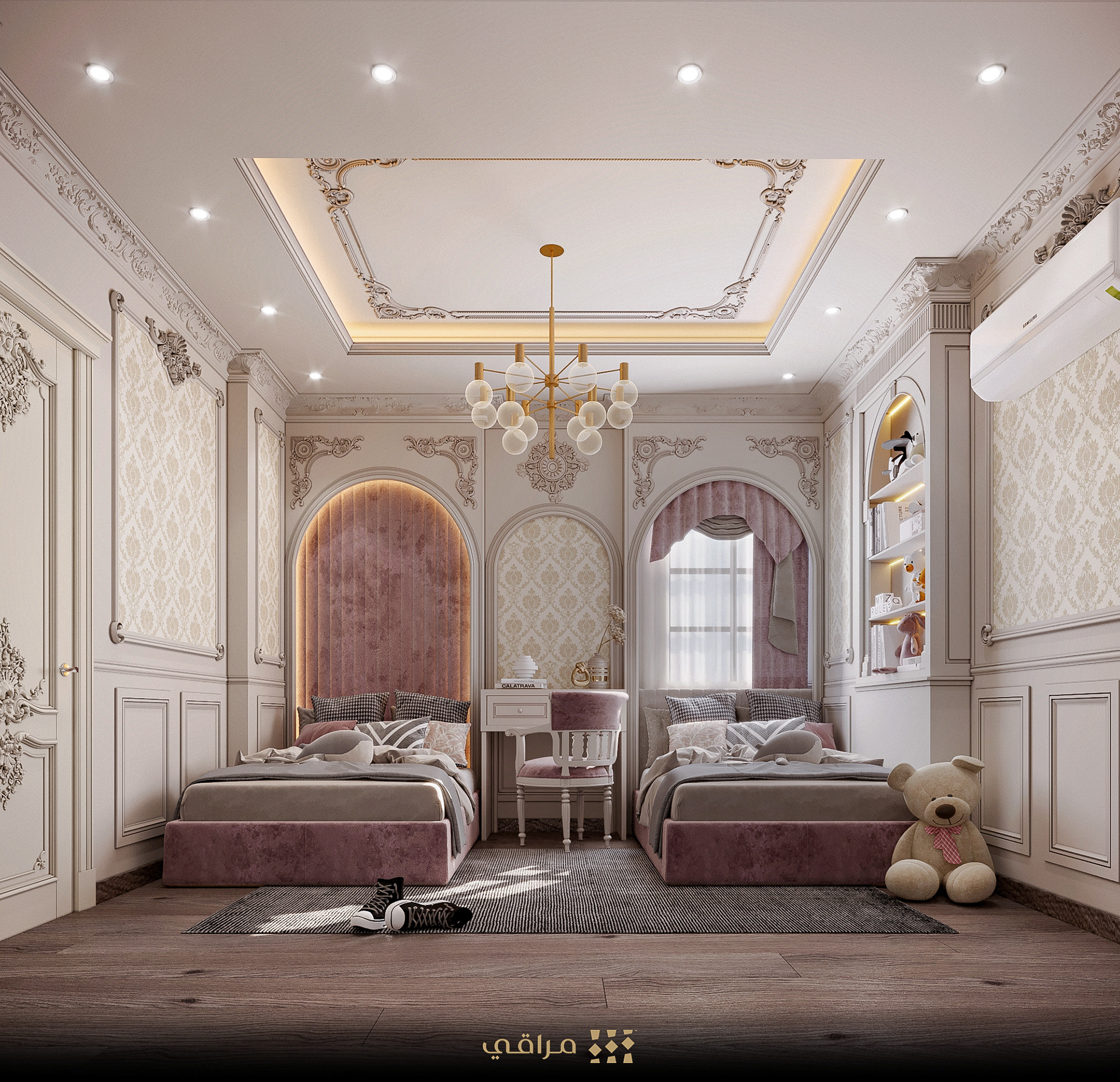 经典女孩房室内设计丨埃及-10