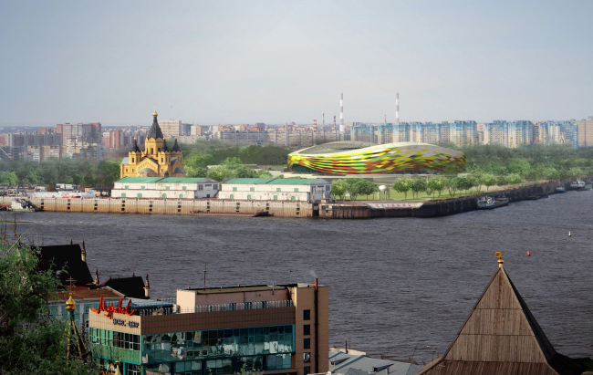 2018年世界杯足球赛下诺夫哥罗德45000座体育场丨俄罗斯诺夫哥罗德丨Моспроект  2,Гранд Проект Сити等-12