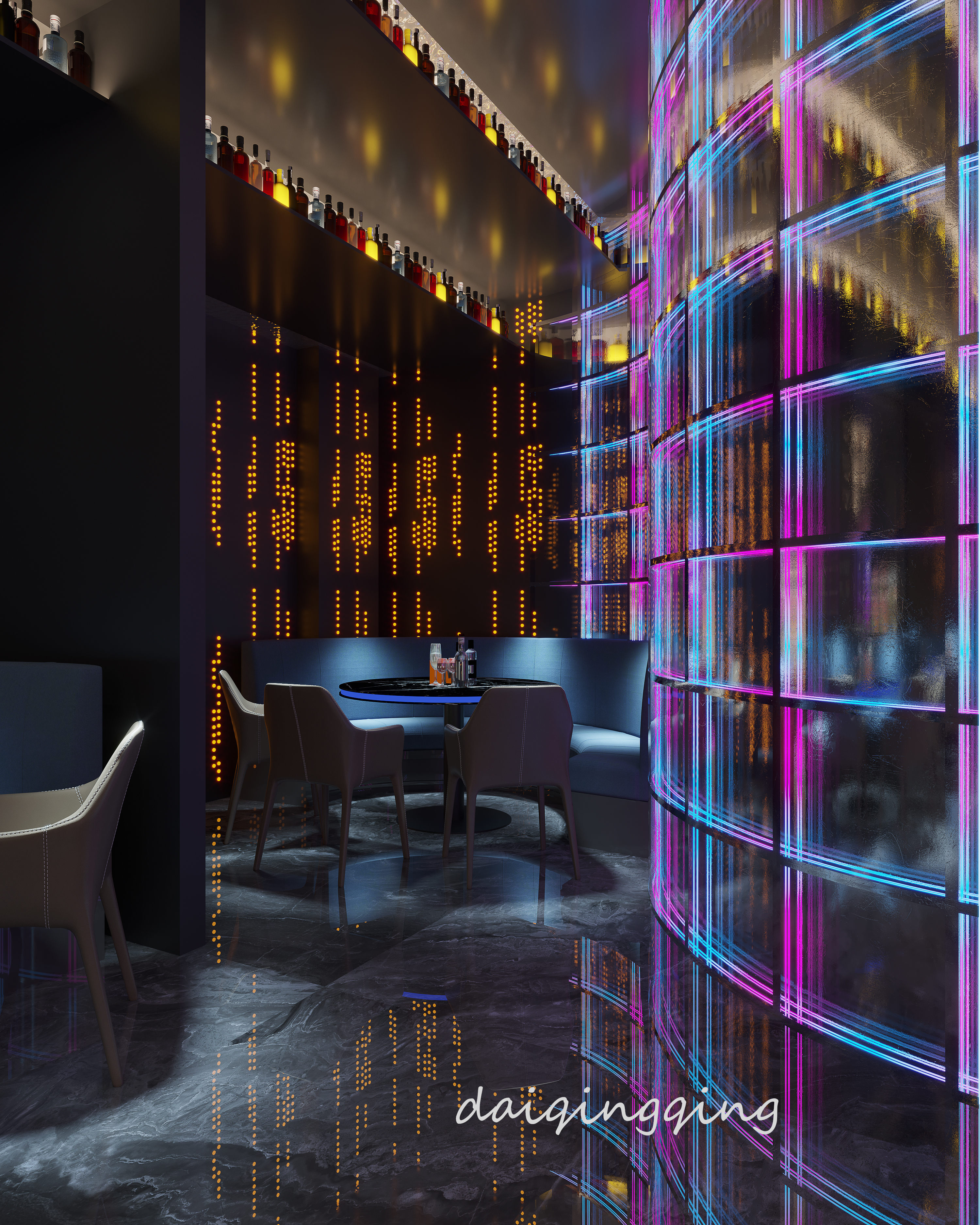 星夜传图酒吧工装设计-6