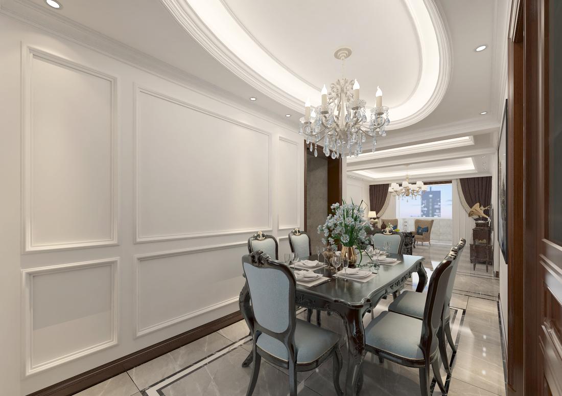 
鑫堡御园于府简欧方案 -6