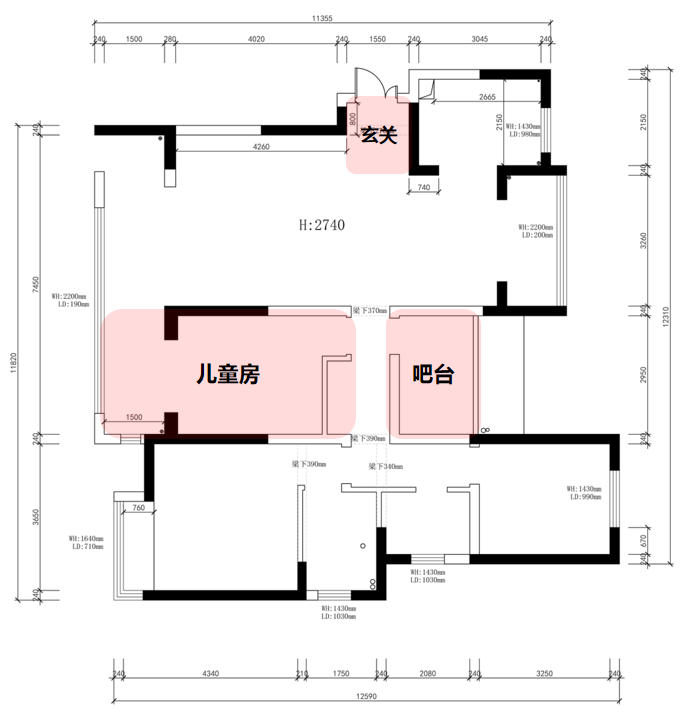 世茂御龙湾清新民宿风婚房丨金螳螂·家常熟店-11