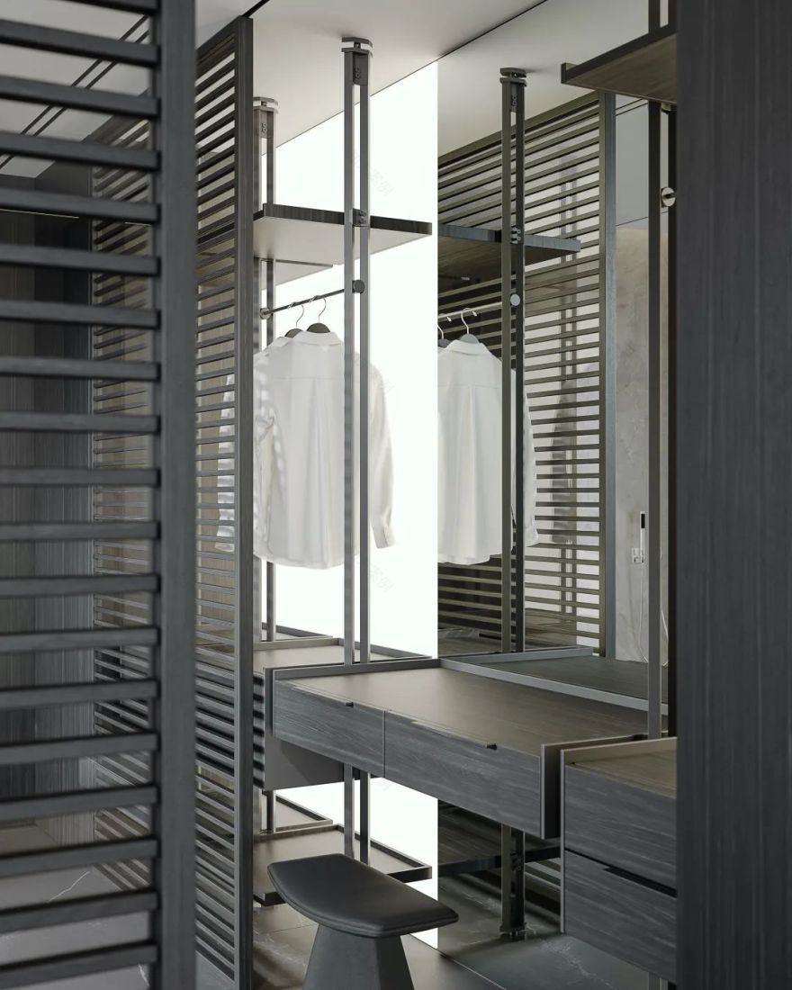 几何交叠丨中国大连丨民舍制作空间设计-40