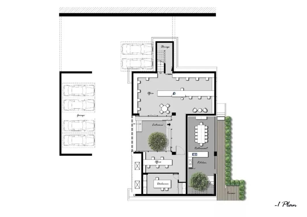 刘雯 700㎡极简工作室丨W.DA 王践设计-60