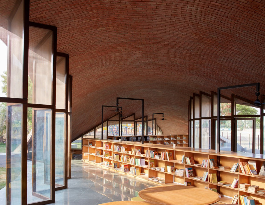 印度科珀尔冈学校图书馆丨Sameep Padora & Associates-54