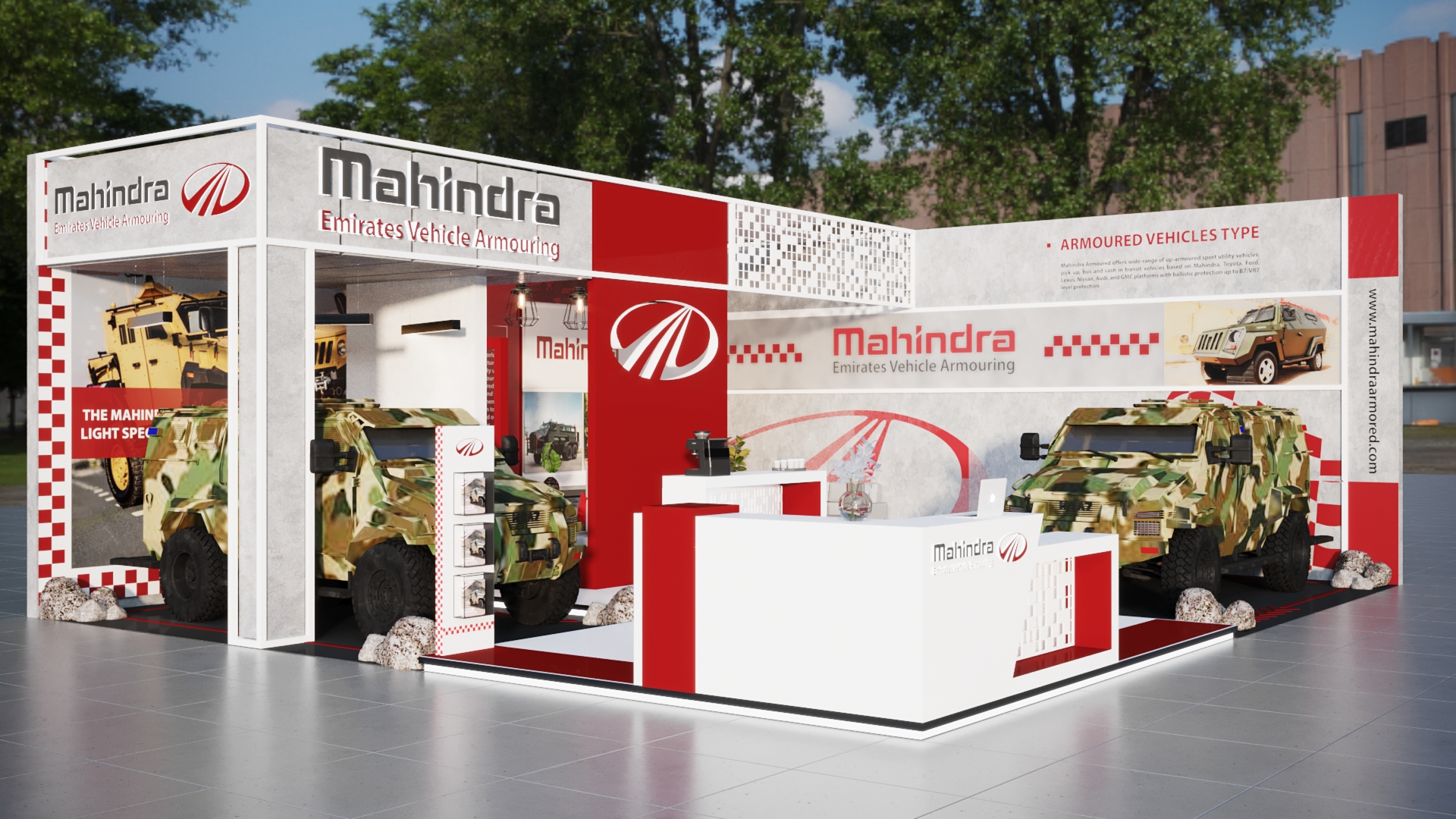 Mahindra Emirates Vehicle Armouring-2