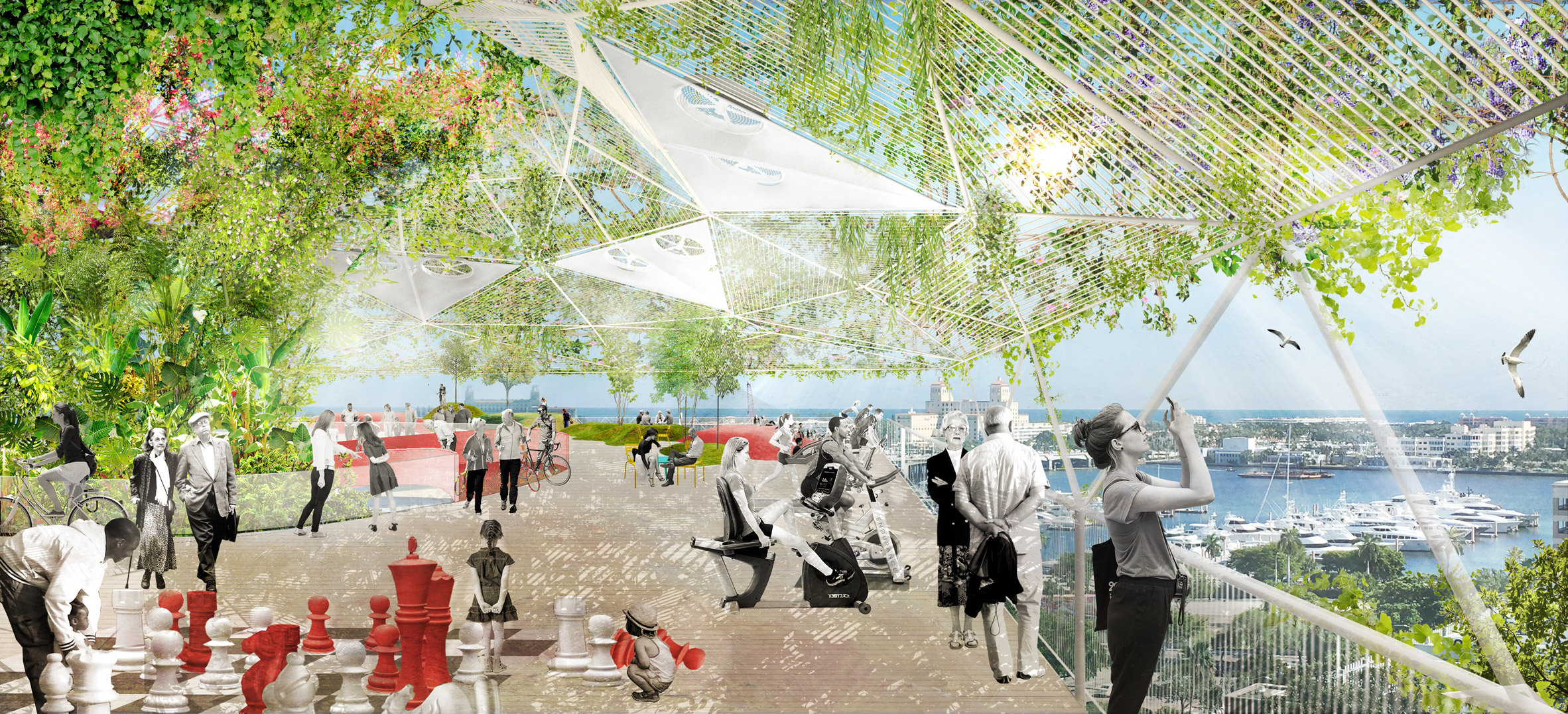 Ecosistema Urbano envisions bioclimatic domes for West Palm Beach-24