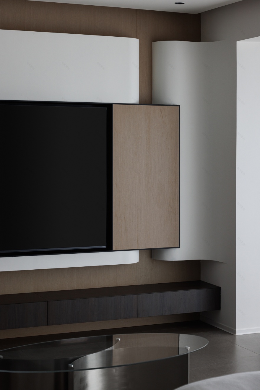 《谧径漫步》成都 137㎡现代极简设计丨中国成都丨宏福樘设计-13