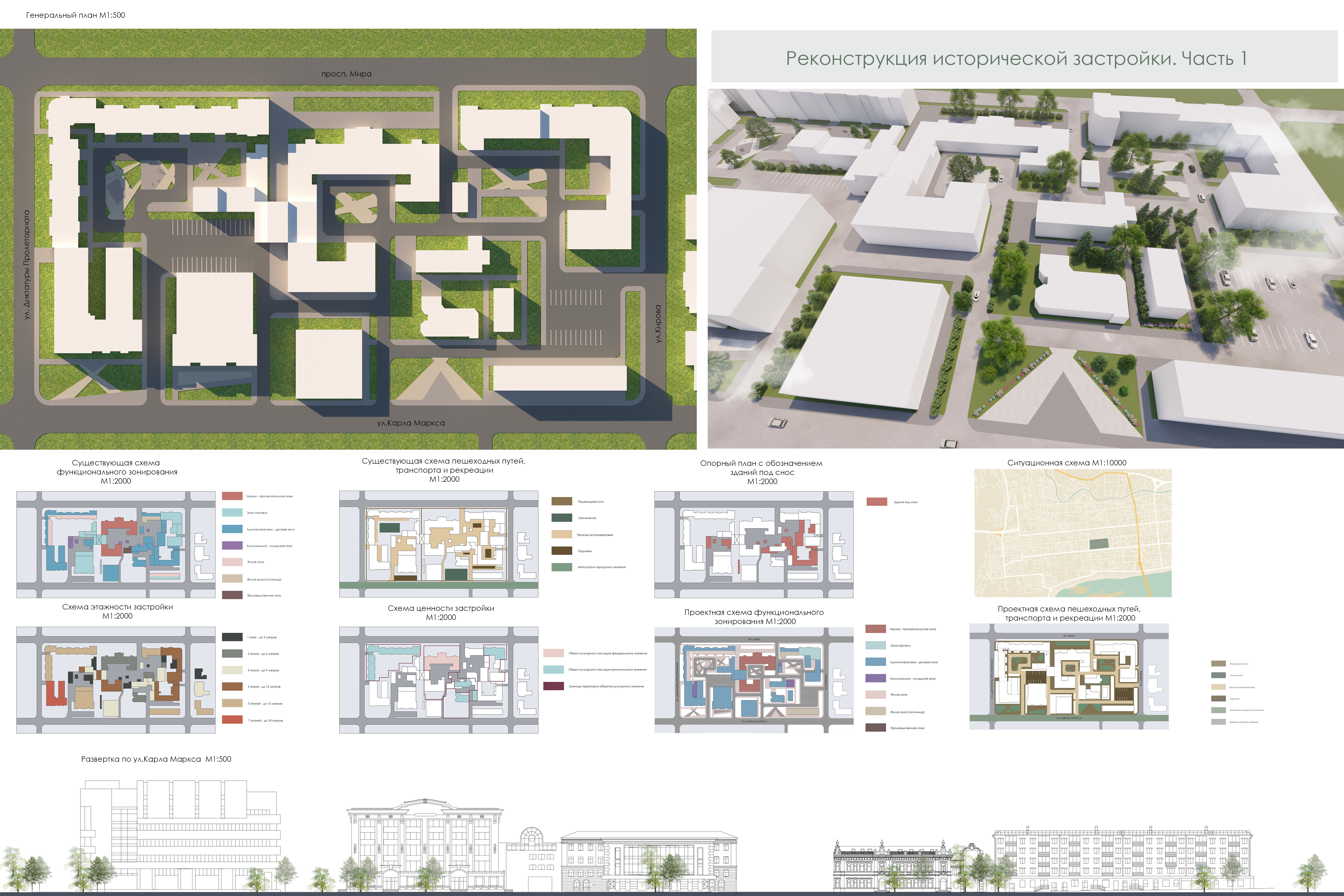 Реконструкция квартала-1