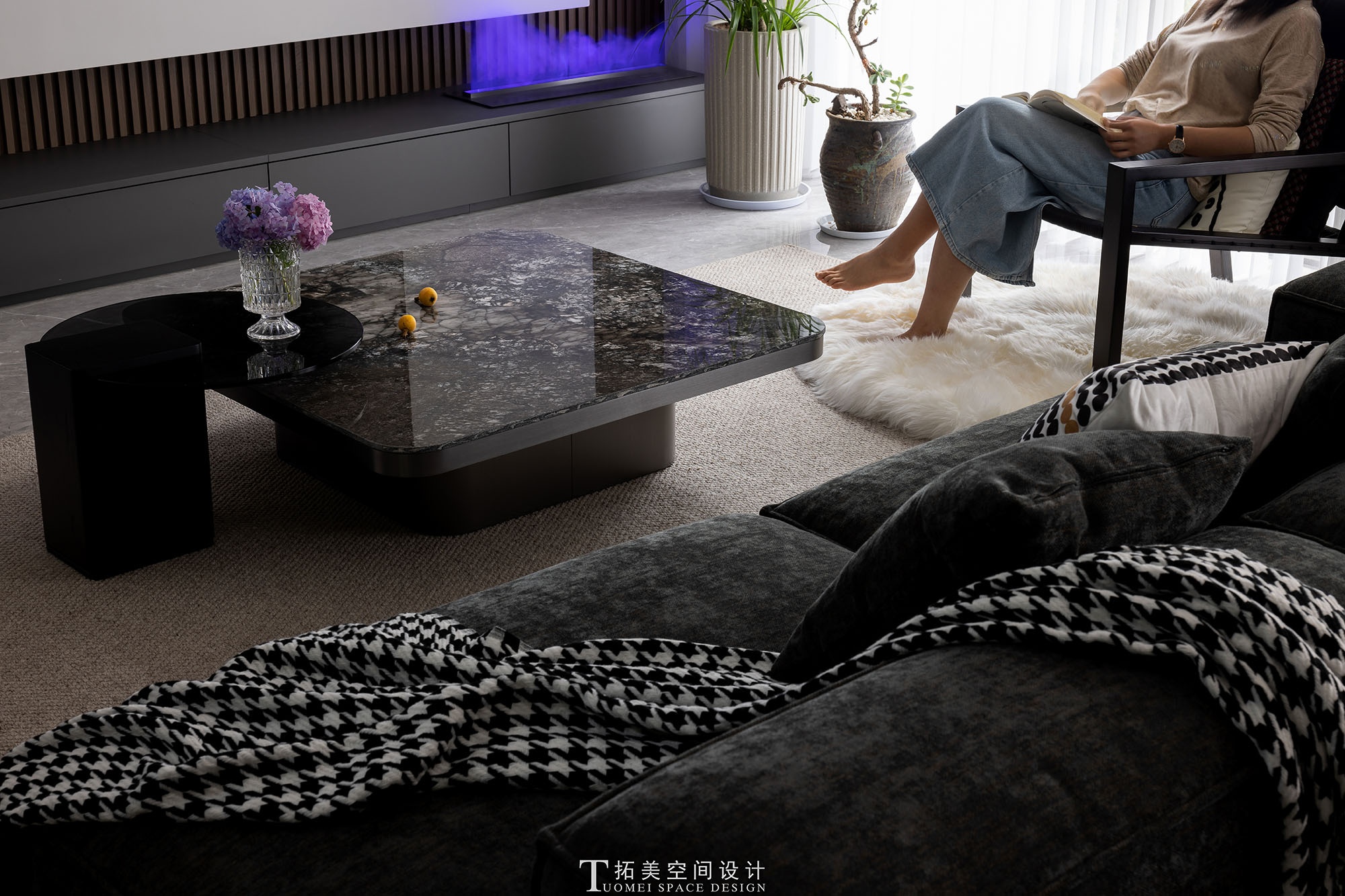 摩登时尚别墅设计丨中国丨拓美空间设计-9