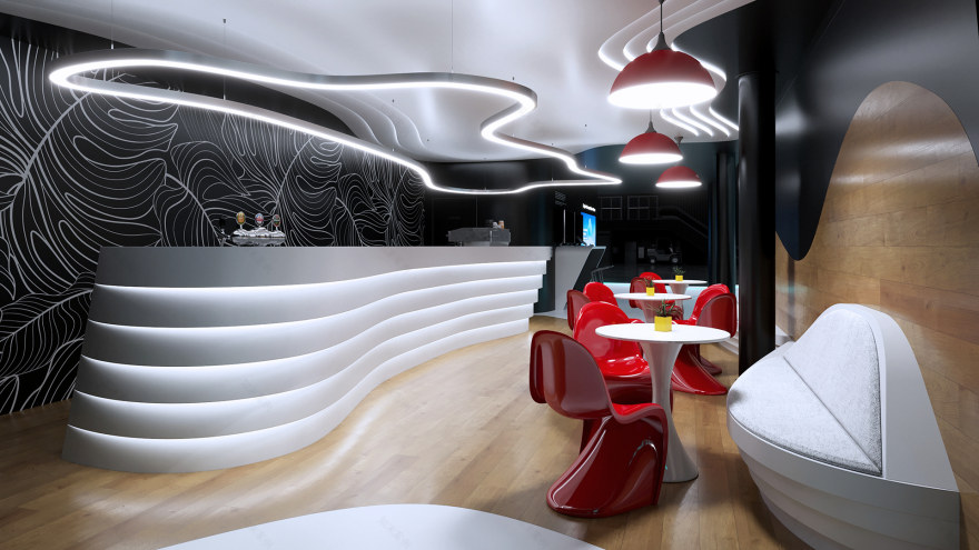 华为智能世界主题展览展位设计-12