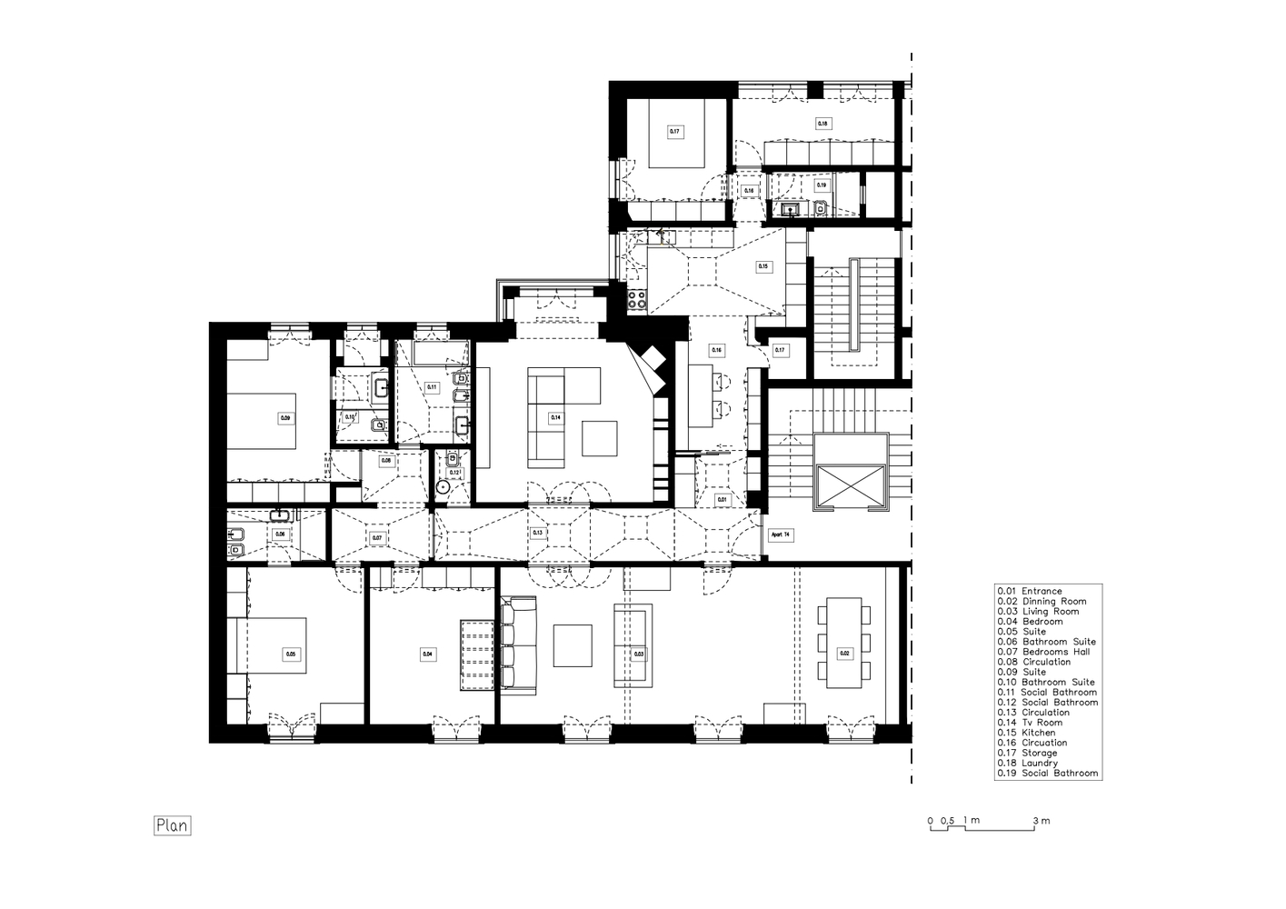 绿意盎然的城市中心公寓-15
