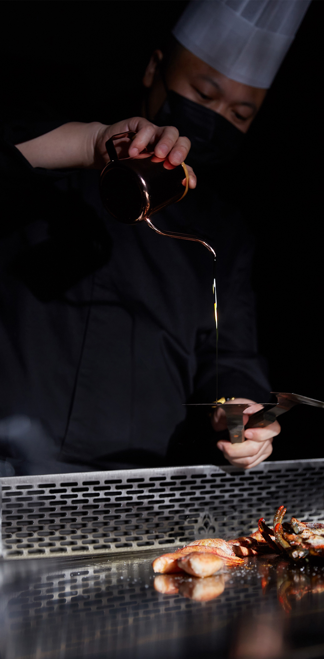 暗黑系餐厅，就是如此酷炫高级！——南京龍·铁板烧餐厅 | 壹舍方磊新作-34