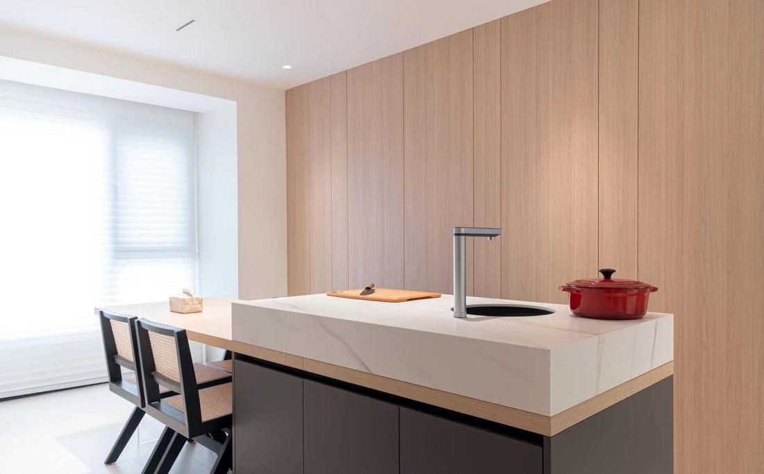 苏州绿地半岛极简奶油风丨中国苏州丨域空间设计-27