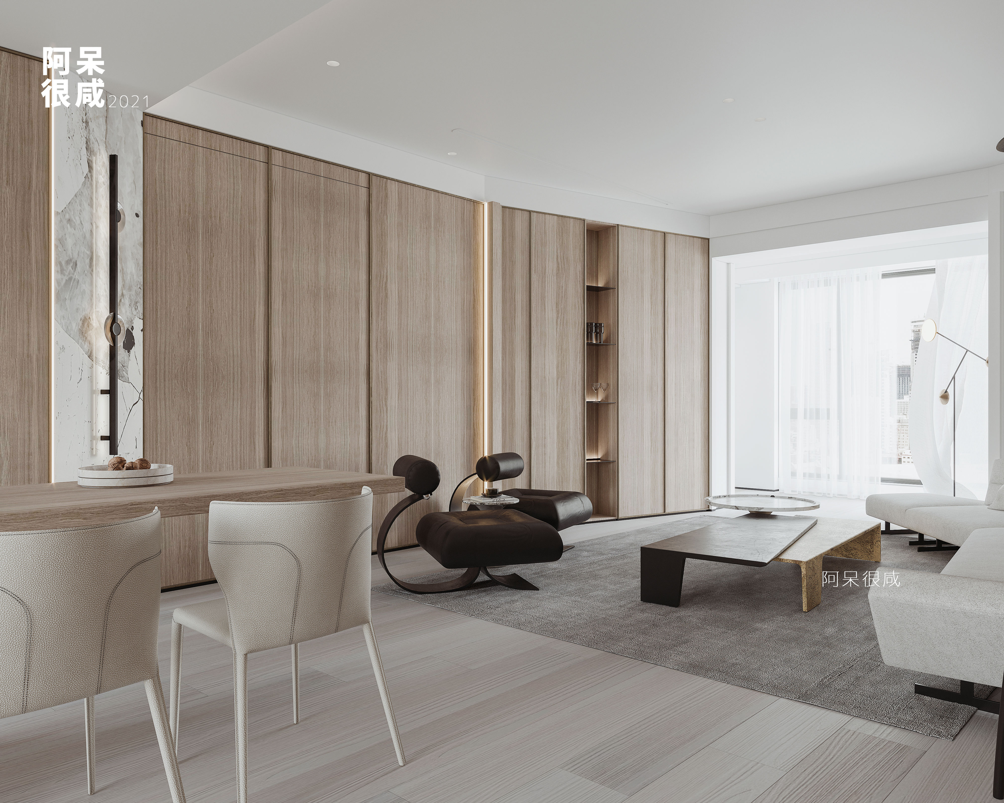 现代·平层 · 探索极简主义的设计魅力-6