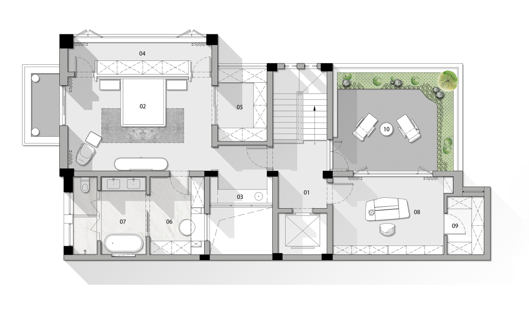 东方韵味 · 杰弗里·巴瓦式庭院设计的现代审美探索丨中国成都丨尚壹扬设计-88