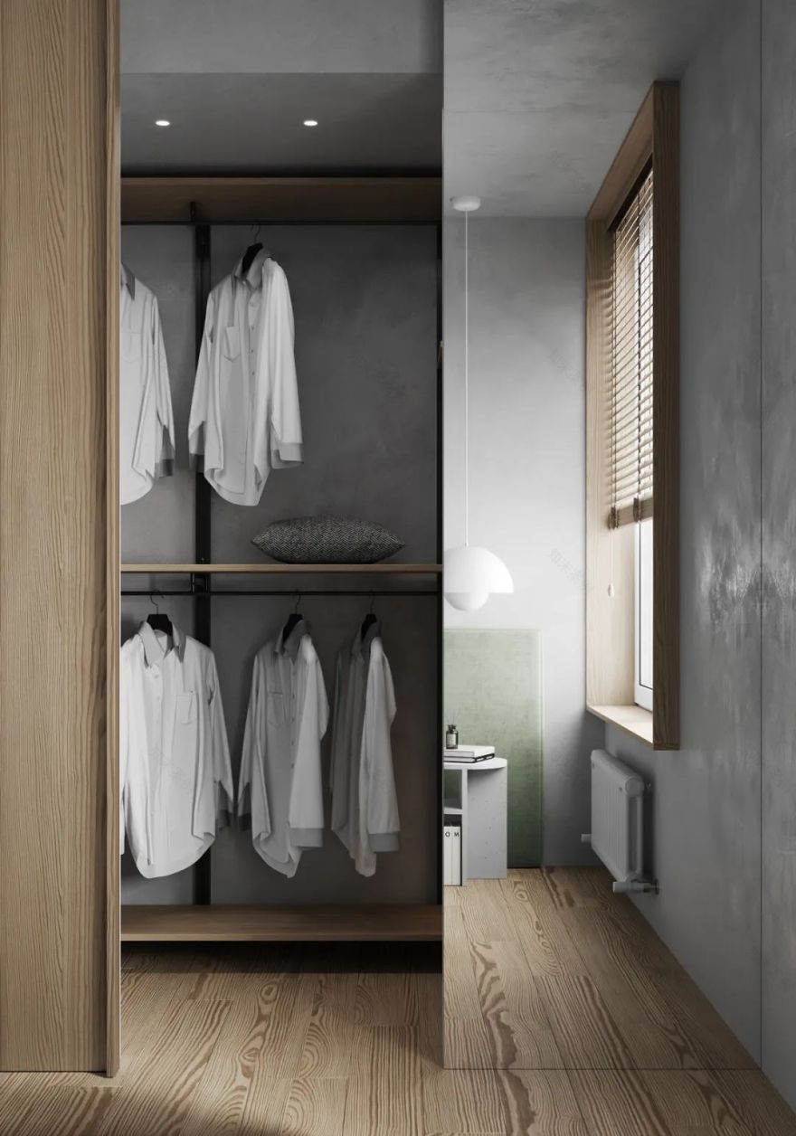 92㎡木质简约住宅丨Olga Bondar-36