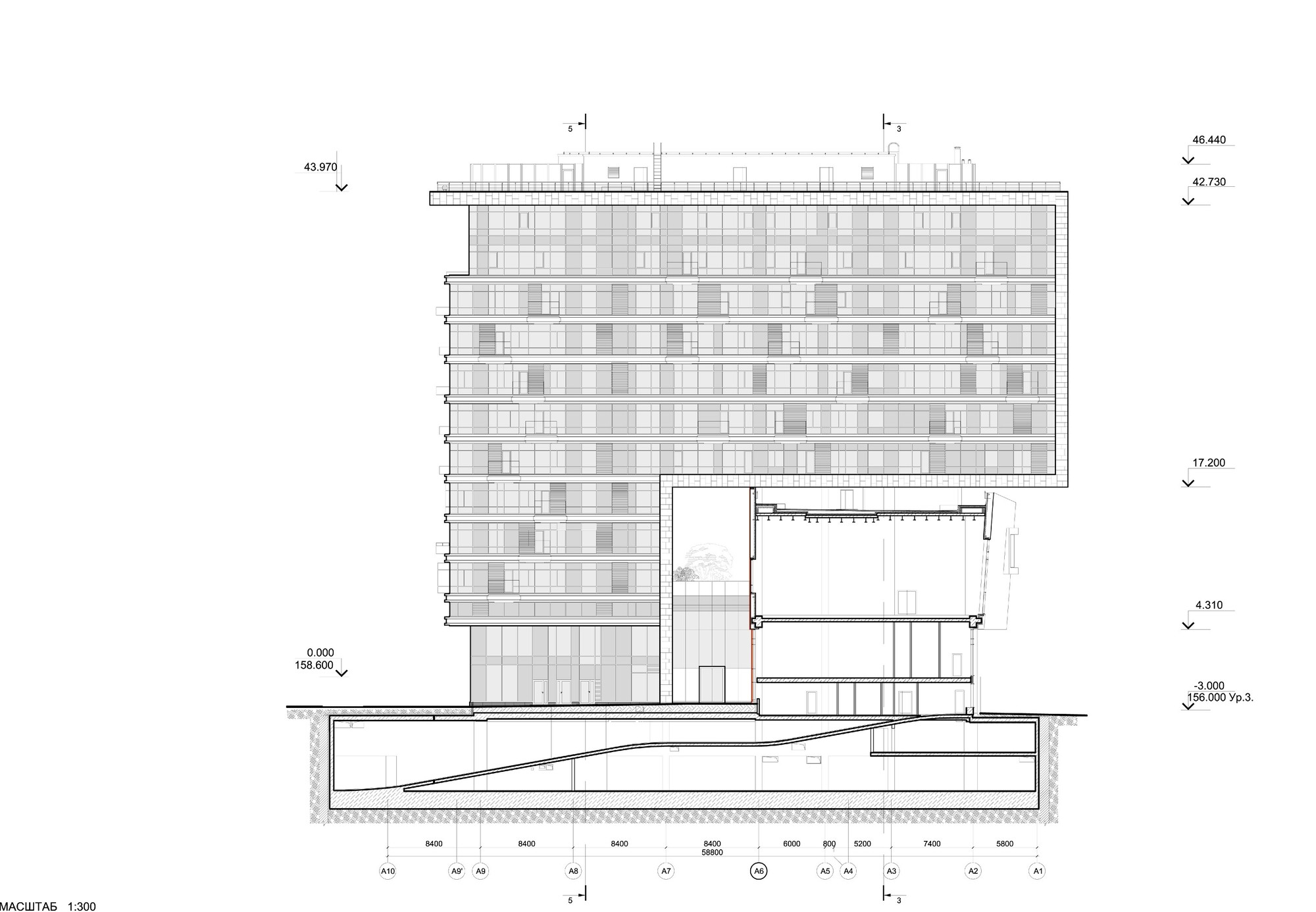 莫斯科 Barkli Park 住宅区运动中心设计-2