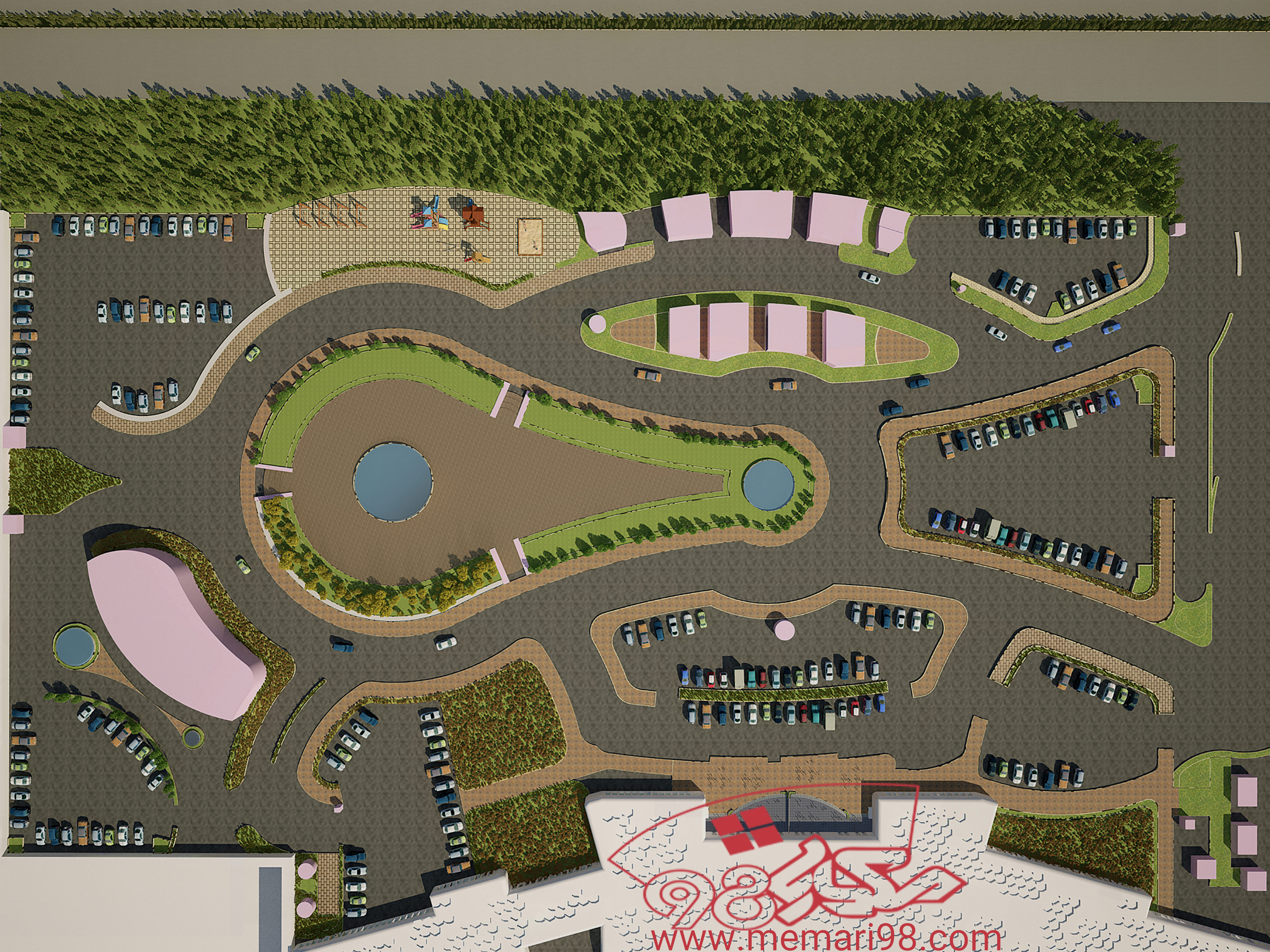 完整机场项目（AutoCAD图纸 – 渲染图 – 论文）-26