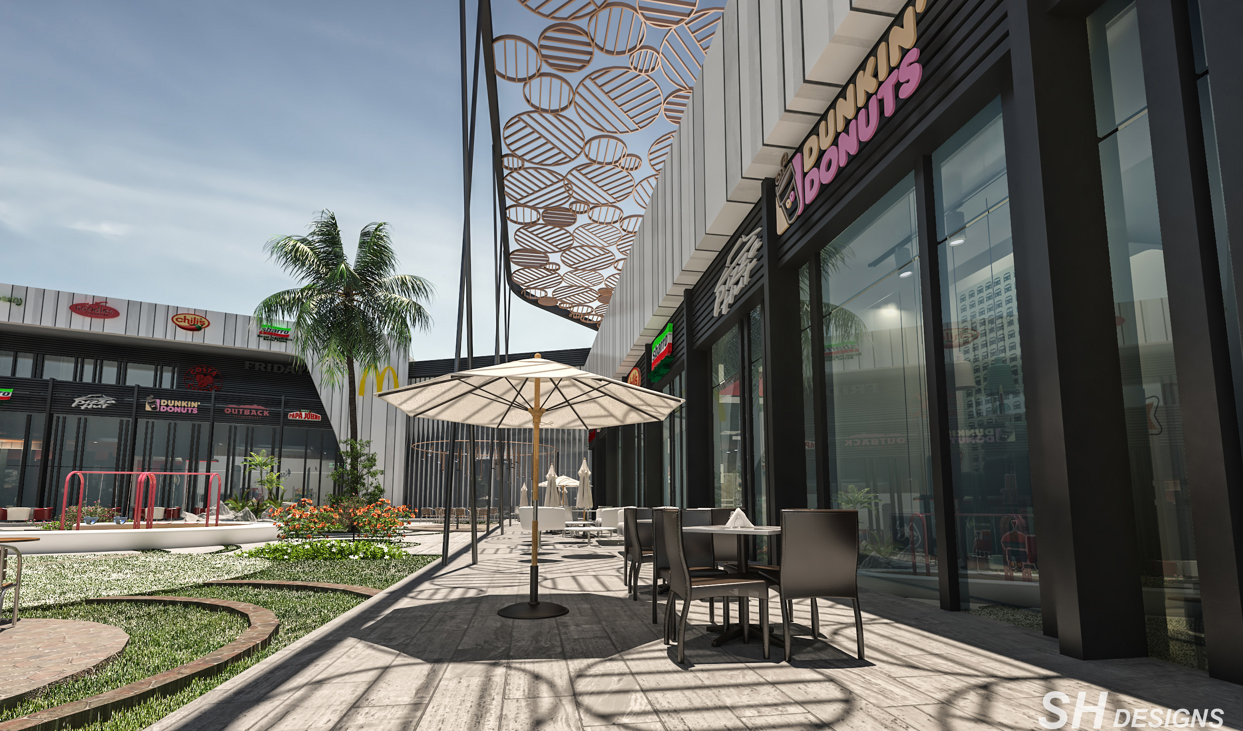 林荫大道美食广场丨沙特阿拉伯吉达丨Shymaa Ibrahim-11