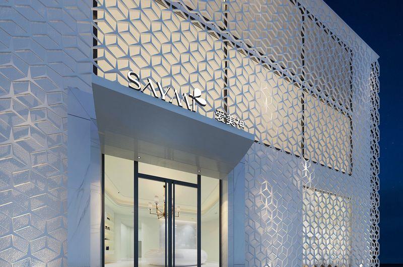 现代简约风美容院，曲线与禅意的完美结合-0