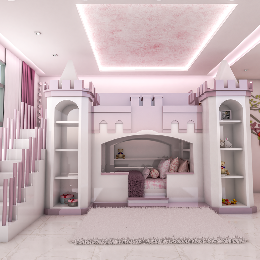 PRINCESS GIRL BEDROOM-1