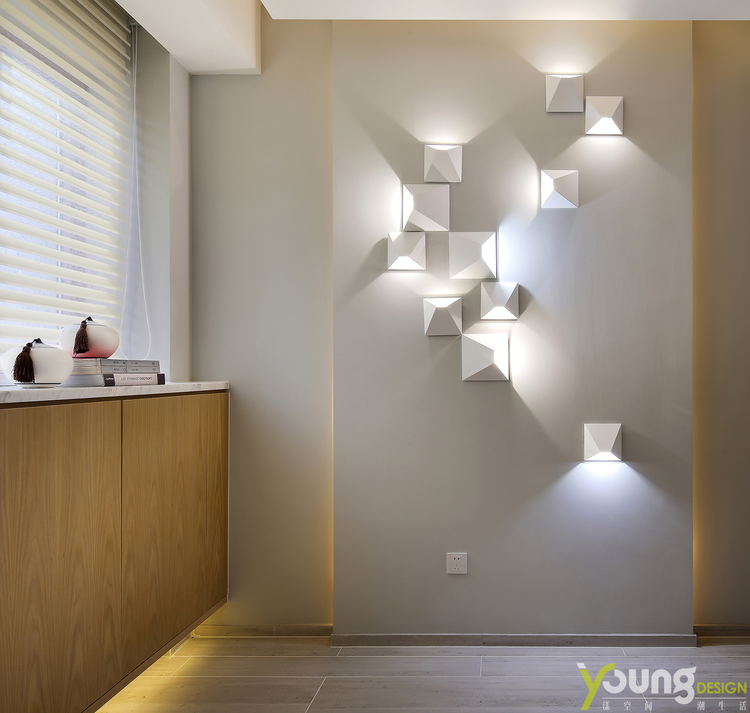 漾设计Young Design｜深圳市福田兰江山第—《悠见南山》-17