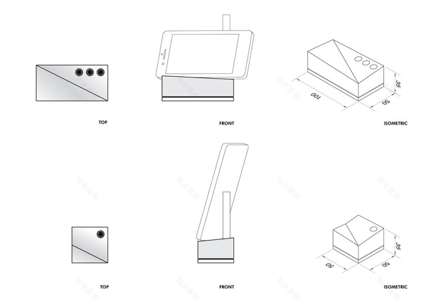 首尔 LAB·CRETE 设计室创意混凝土手机支架-10