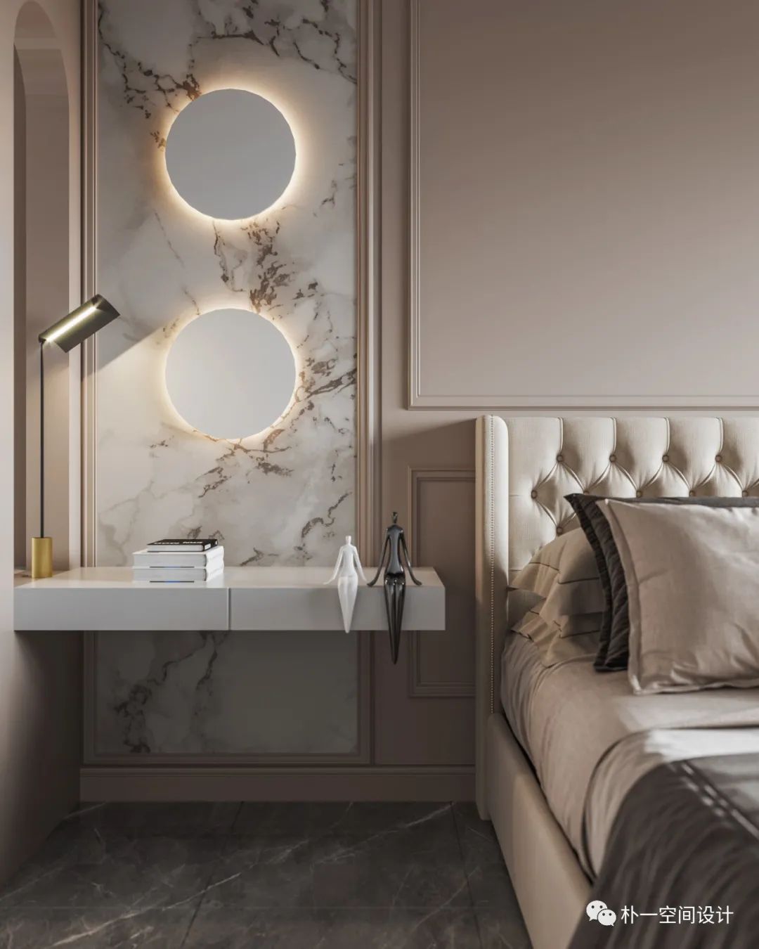 轻奢美式家居设计丨中国亳州丨朴一空间设计-26