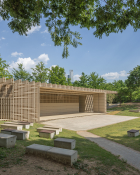 Ecological Matrix, Breathing Net Pavilion / Soltozibin Architects