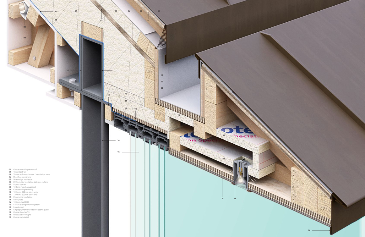 英国萨里山边缘的生态泳池屋-41