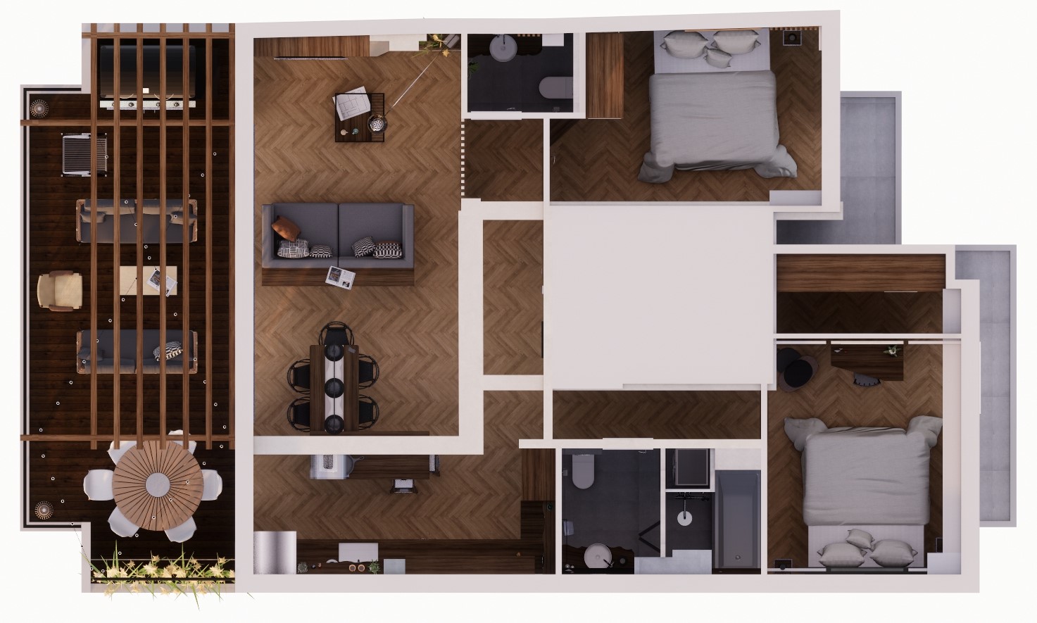 2 Bedroom Apartment in Athens-22