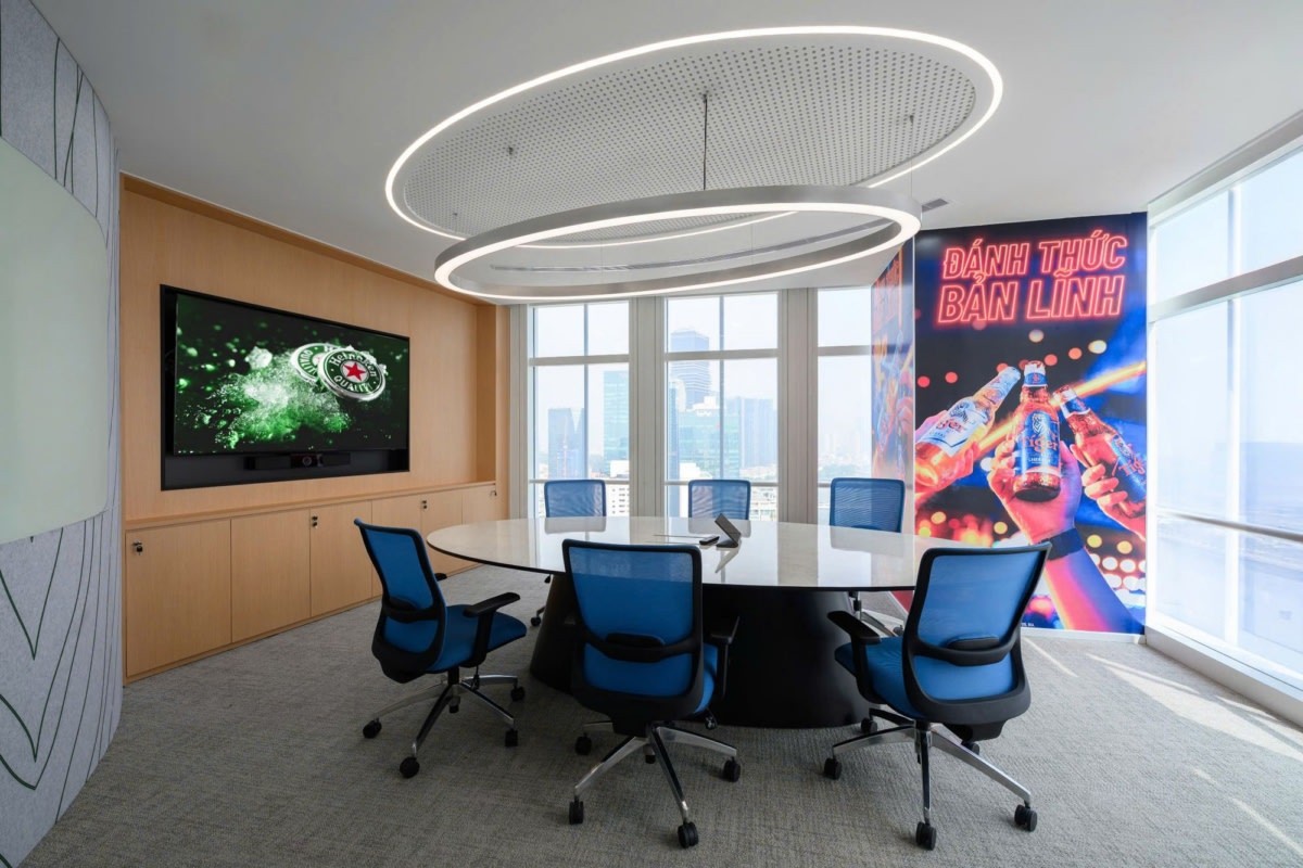 喜力办公室丨越南胡志明市丨AZ Architects-16