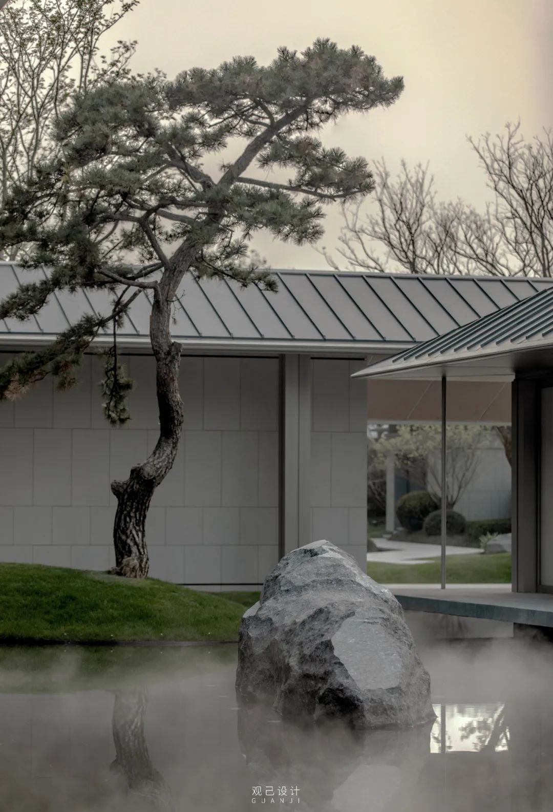 新中式园林之美丨中国上海丨广州观己设计,朗道国际设计,朗庭景观设计-51