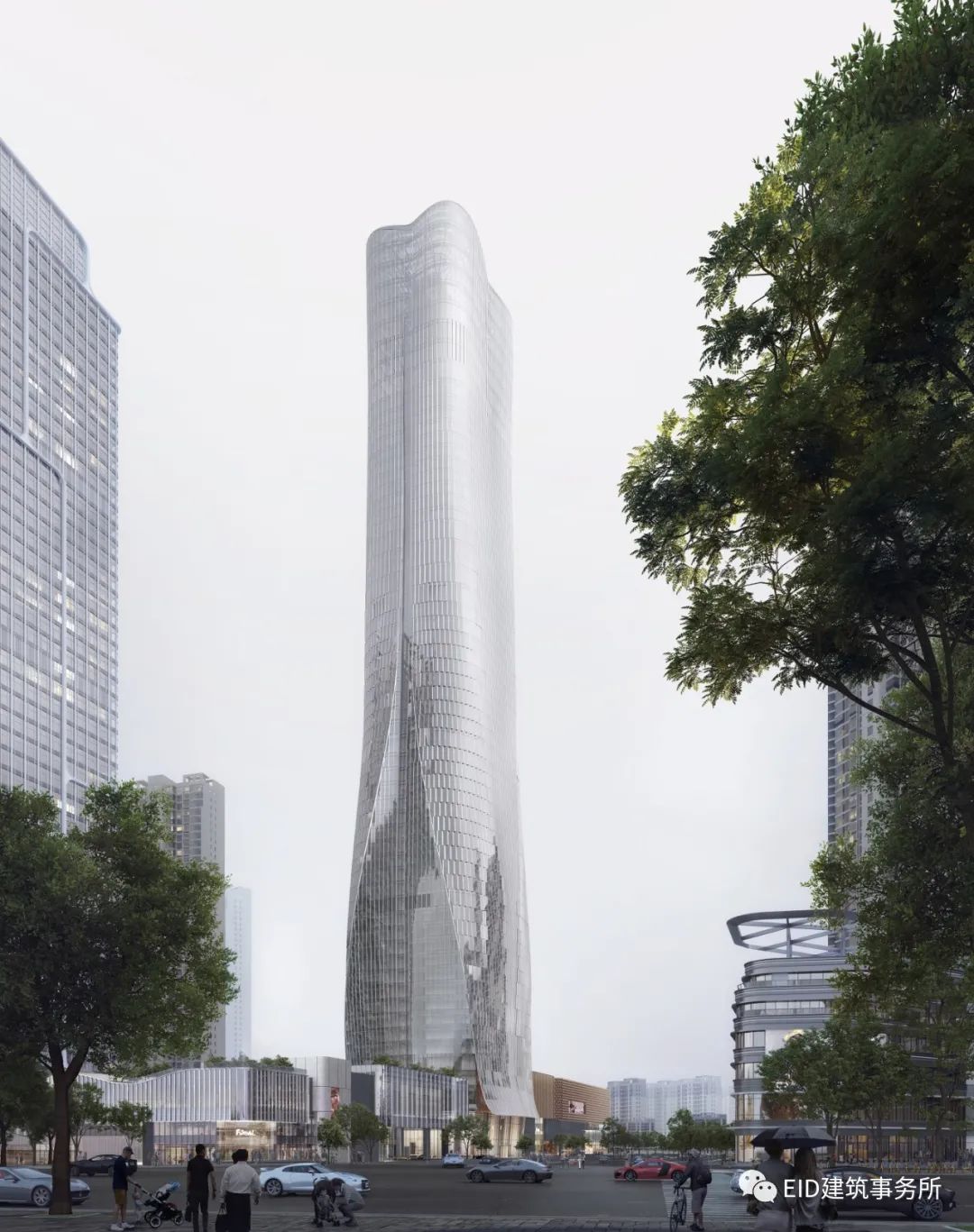 武汉世茂锦绣长江D2b地块城市综合体丨中国武汉丨EID Arch姜平工作室-7