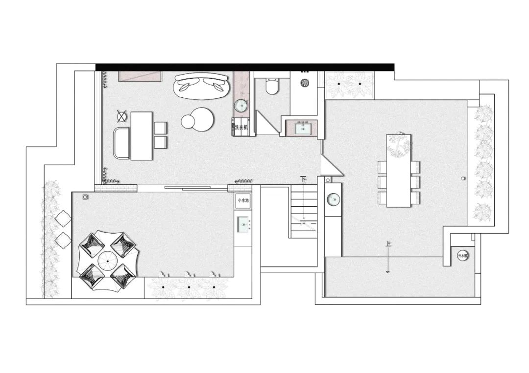 龙湖天钜上叠现代美式别墅丨青马别墅空间设计-42