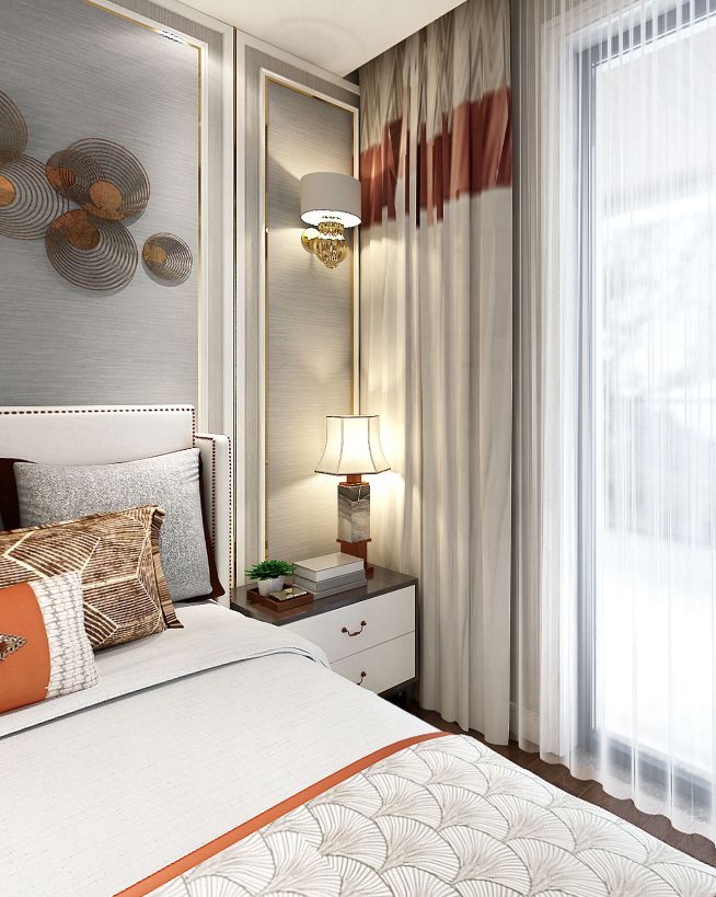 简欧风网红样板房,打造优雅舒适生活空间-46