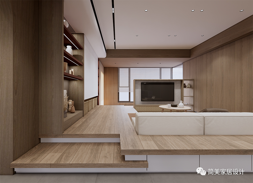 113㎡轻复古原木家居空间设计丨中国广州丨简美设计-39