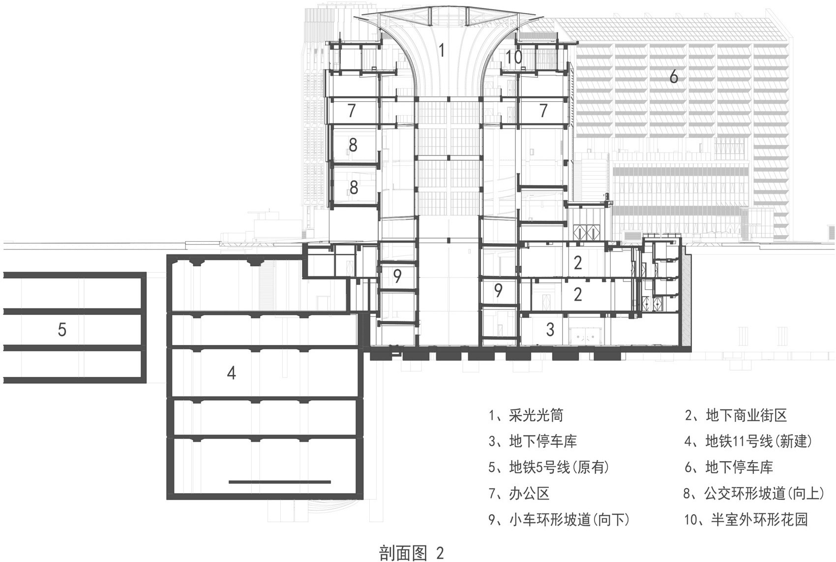 广州中山八路交通换乘枢纽综合开发项目丨中国广州丨华南理工大学建筑设计研究院有限公司孙一民工作室-112